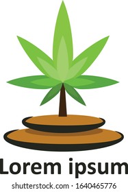 Cannabis Marijuana Logos Vector Design