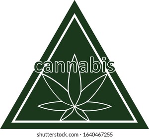 Cannabis Marijuana Logos Vector Design