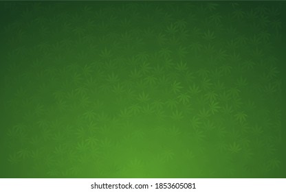 diseño vectorial de fondo de planta de marihuana de cannabis