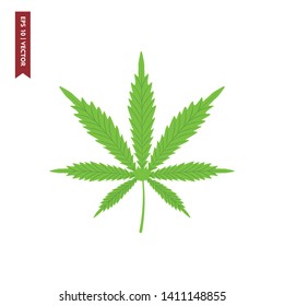 cannabis marijuana symbol logo vector, eps 10