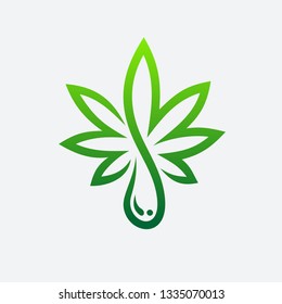 Cannabis Oi Logo Template