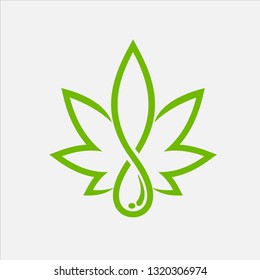Cannabis Oil Vector
