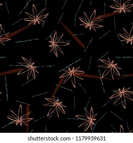 cannabis pattern seamless leaves nature on black background print fabric printing covers printing on plastic on T-shirts clothes for men and women