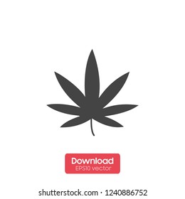Cannabis products logotype. Vector image.