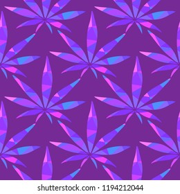 cannabis seamless pattern decorative style triangular rastaman culture smoking creative design textile for cloth clothing t-shirts background typography postcard package