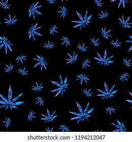 cannabis seamless pattern decorative style triangular rastaman culture smoking creative design textile for cloth clothing t-shirts background typography postcard package