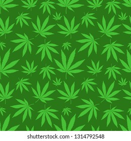 cannabis seamless pattern illustration vector