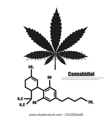 Cannabis sign icon. Vector icon