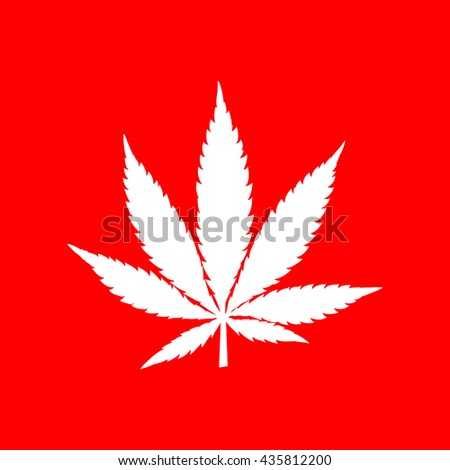 Cannabis sign illustration