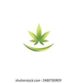 cannabis smile logo, hemp logo, cannabis leaf, this unique and creative logo is perfect for natural products and cannabis industry.

TAGS