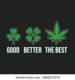 Cannabis T Shirt Design- Cannabis T Shirt Vector - Cannabis Mug Design