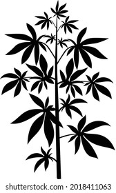 Cannabis Tree Vector Illustration Design
