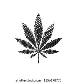 cannabis vector icon