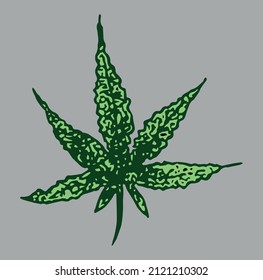 cannabis vector icon. cannabis sign