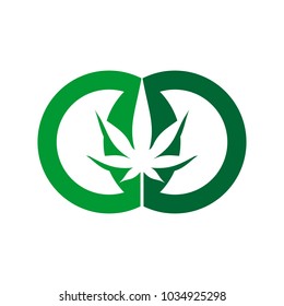 cannabis vector logo