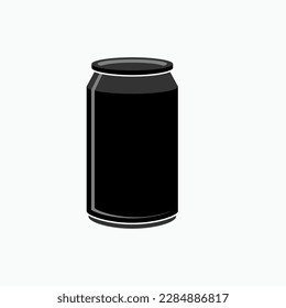 Canned Beverages Icon. Symbol Containers Drink. 