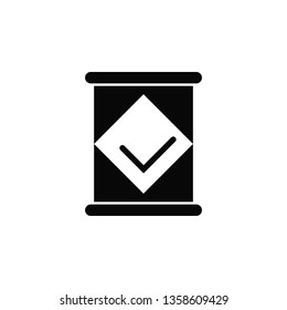 Canned, condensed, milk vector icon. Element of kitchen for mobile concept and web apps illustration. Thin flat icon for website design and development, app development. Premium icon