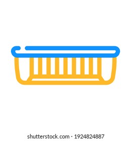 canned fish container color icon vector. canned fish container sign. isolated symbol illustration