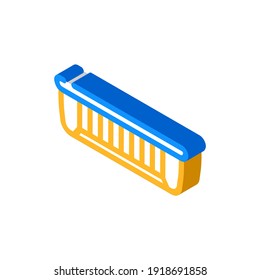 canned fish container isometric icon vector. canned fish container sign. isolated symbol illustration