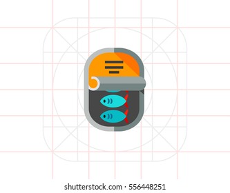 Canned Fish Icon