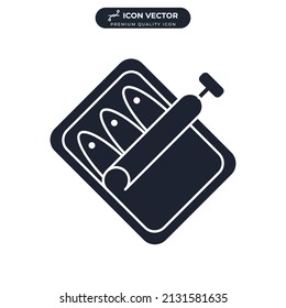 Canned fish icon symbol template for graphic and web design collection logo vector illustration