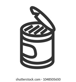 Canned food icon