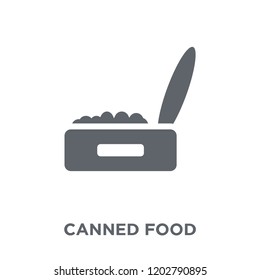 Canned food icon. Canned food design concept from Camping collection. Simple element vector illustration on white background.