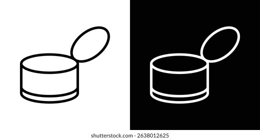 Canned food icon Graphic vector set for ui design