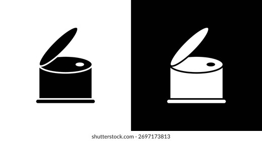 Canned food icon, logo elements of graphic designs
