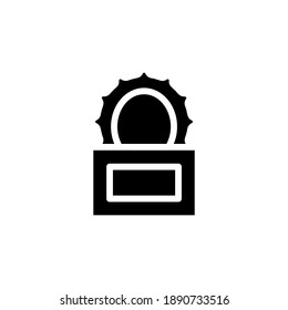 Lebensmittelkonserven-Symbol in Vektorgrafik. Logotyp