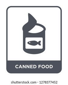 canned food icon vector on white background, canned food trendy filled icons from Camping collection, canned food vector illustration