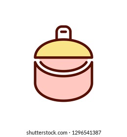 Canned food vector icon