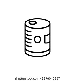 Canned food vector icon set. vector illustration
