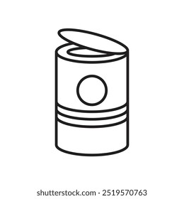 Canned foodline icon. vector illustration. EPS10