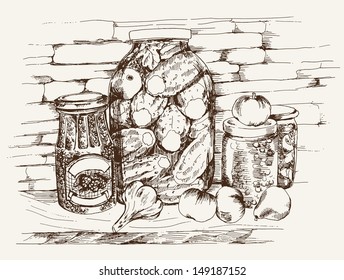 canned fruits and vegetables