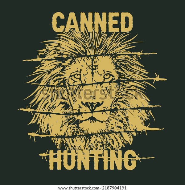 Canned Lion hunting is the killing of\
captive-bred Lions in enclosures, associated with the\
trophy-hunting of Lions in South Africa. They are kept in a\
fenced-off area preventing their\
escape.