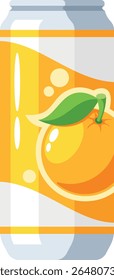 Canned orange juice for vending