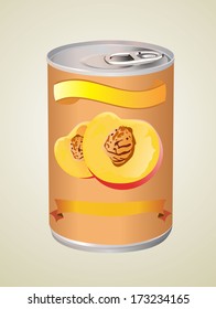 canned peaches