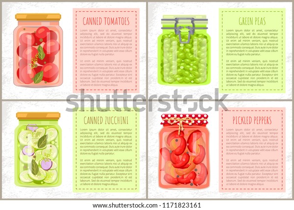 Canned Tomatoes Zucchini Pickled Peppers Conserves Stock Vector Royalty Free 1171823161,Best Emergency Food Supply Company