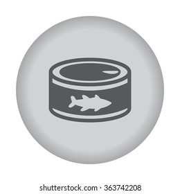 Canned Tuna Icon. Vector Eps 10.
