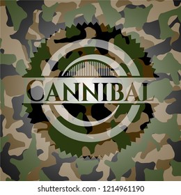 Cannibal camouflage emblem