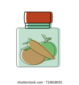  canning jar  vector illustration
