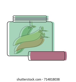  canning jar  vector illustration