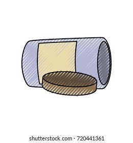 canning jar  vector illustration