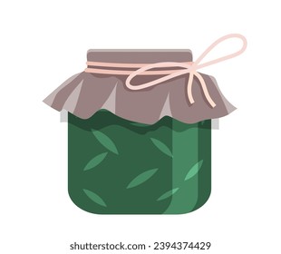 Canning vector illustration. Jars filled with canned goods, visual feast embodying spirit preservation Food storage, sanctuary for conservation homemade culinary wonders Seasoning, silent partner