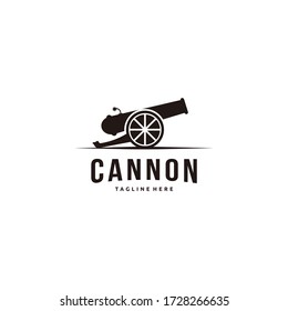 Cannon With Ball Icon Vector Isolated On White Background For Your Web And Mobile App Design, Cannon Logo Concept	
