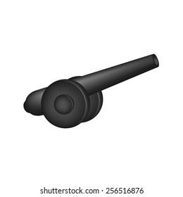 Cannon in black design
