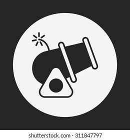 Cannon bomb icon