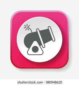 Cannon bomb icon