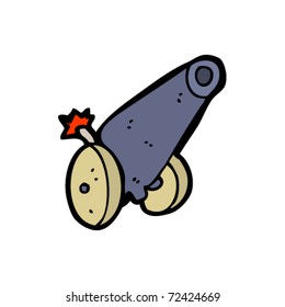 caricatura de cañón